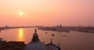 sunset-in-venetia-from-the-tower-of-temple